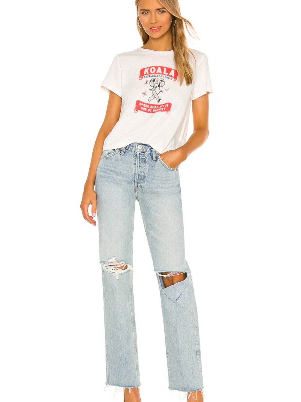 Re/Done 90s High Rise Loose Jeans - 25